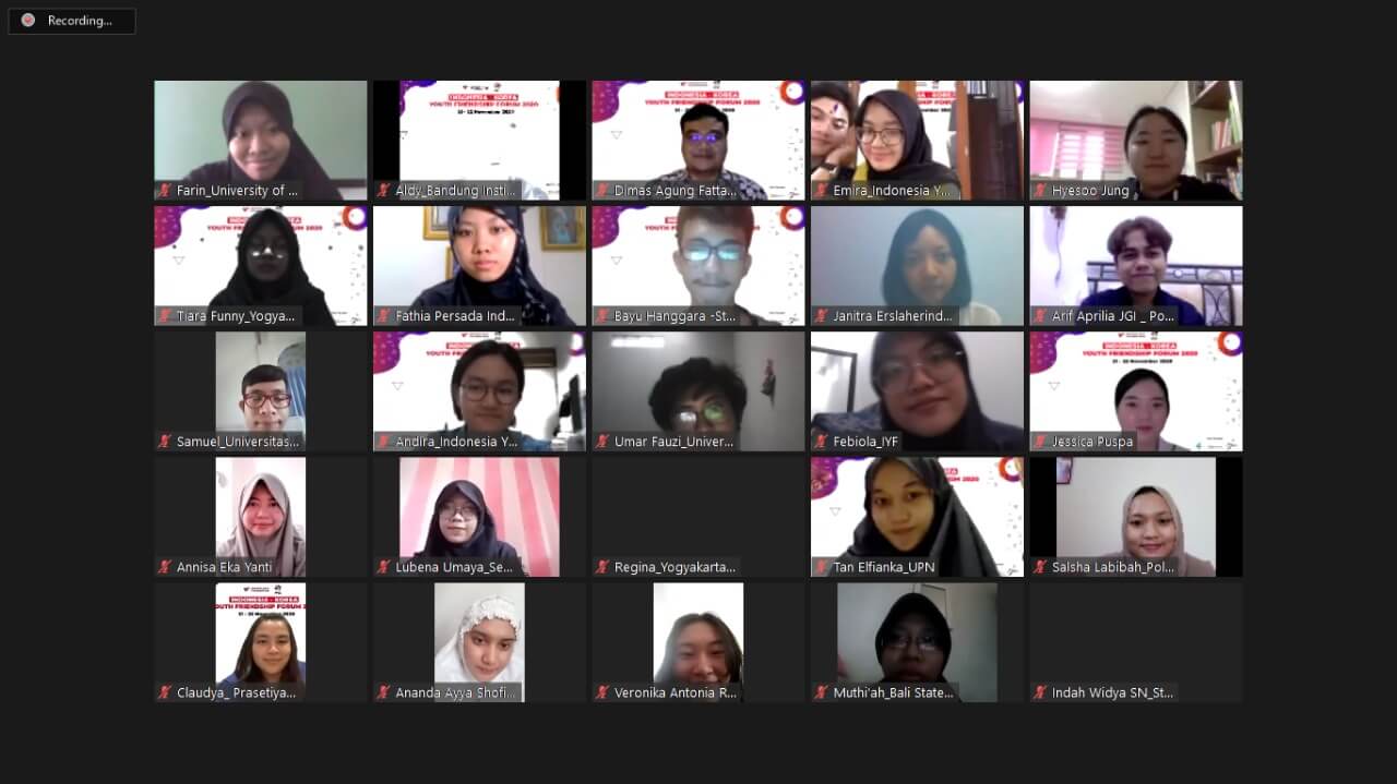 Indonesia korea youth friendship forum