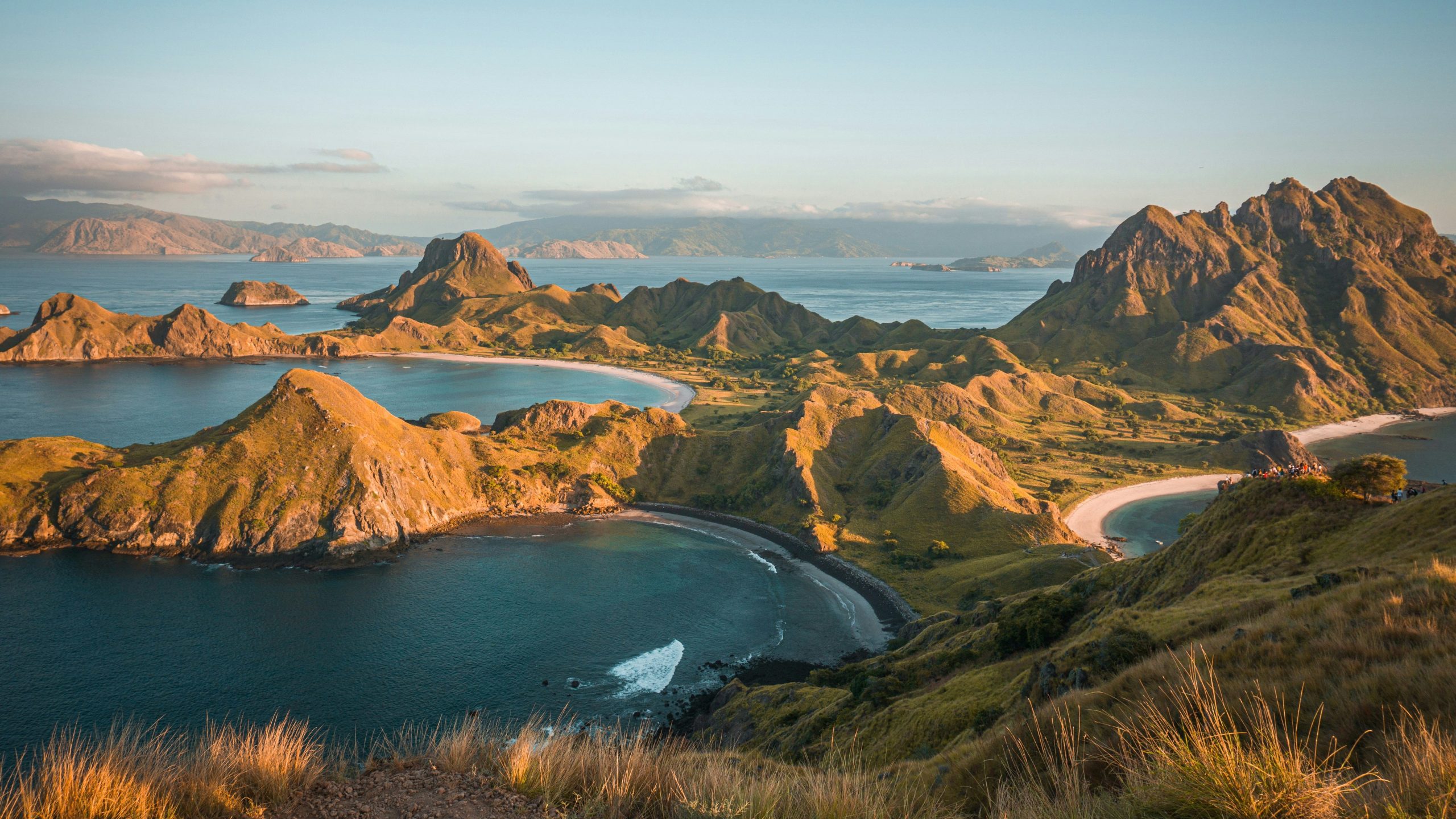 Photo from the top of Padar Island hill
